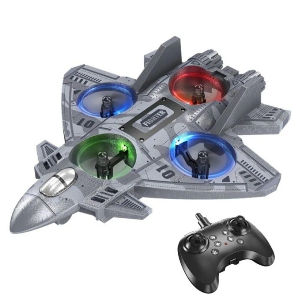 RC Jet Airplane W/360 Flip & LED Lights 2 Rechargeable Batteries Included Age6+